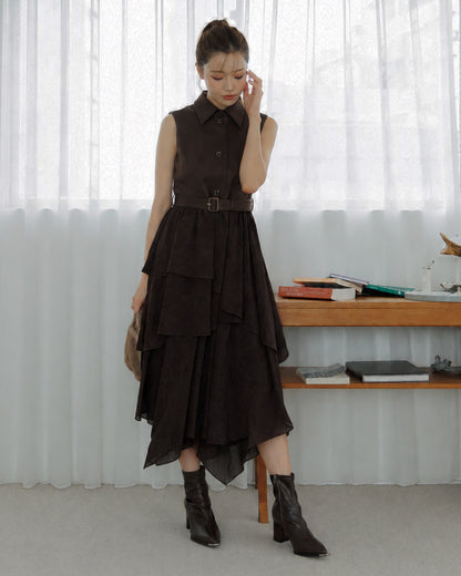 【SPECIAL10%OFF】トレンチドッキングイレヘムワンピース