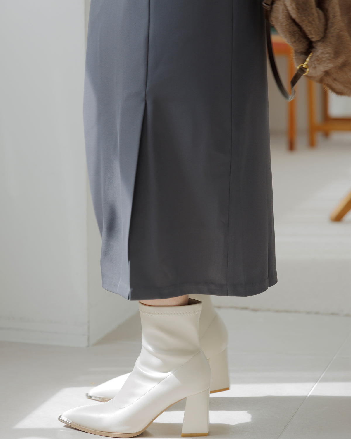 【SPECIAL10%OFF】ボリュームパフスリーブアイラインワンピース
