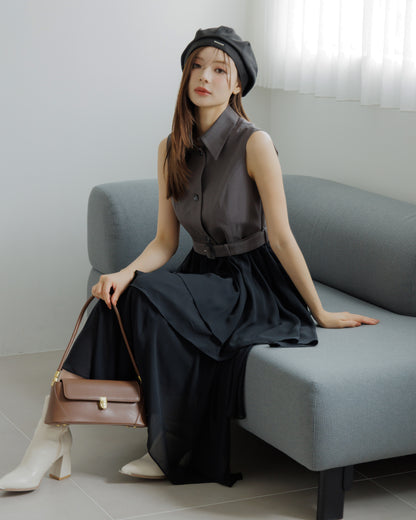 【SPECIAL10%OFF】トレンチドッキングイレヘムワンピース