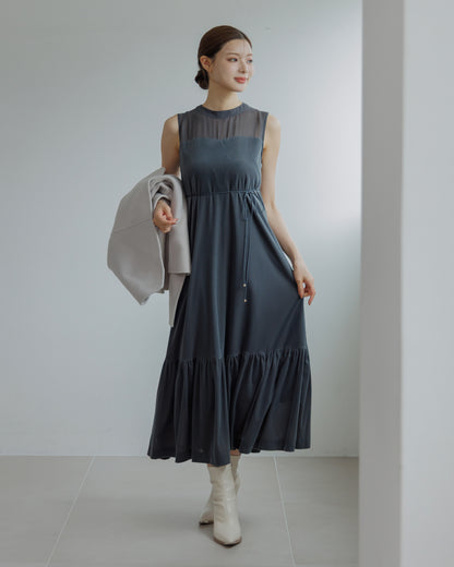 【SPECIAL10%OFF】ノーブルベロアシアーワンピース
