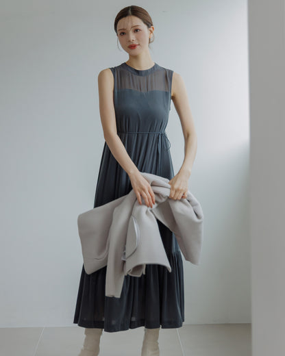 【SPECIAL10%OFF】ノーブルベロアシアーワンピース