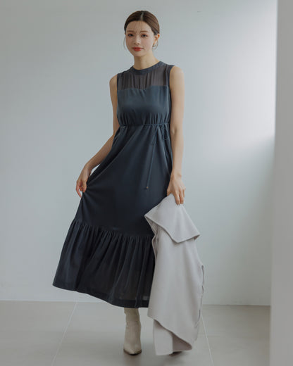 【SPECIAL10%OFF】ノーブルベロアシアーワンピース