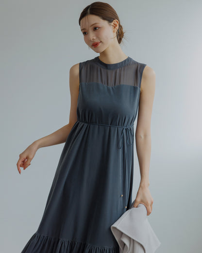 【SPECIAL10%OFF】ノーブルベロアシアーワンピース