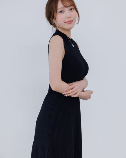 【SPECIAL10%OFF】ノーブルニット・アイラインワンピース