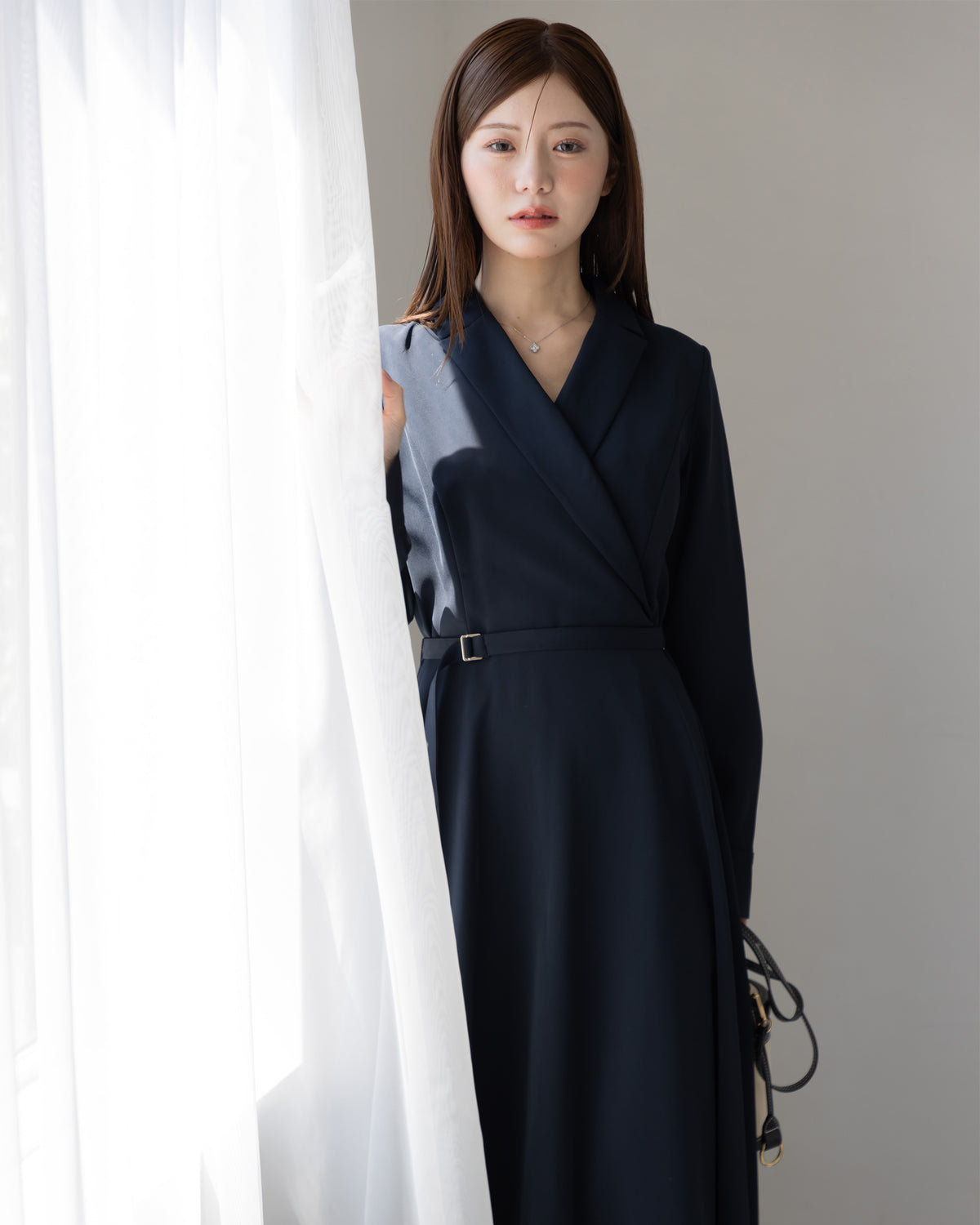 【SPECIAL10%OFF】ロングスリーブトレンチフレアワンピース