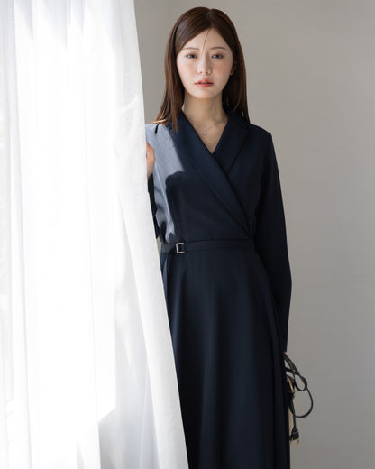 【SPECIAL10%OFF】ロングスリーブトレンチフレアワンピース