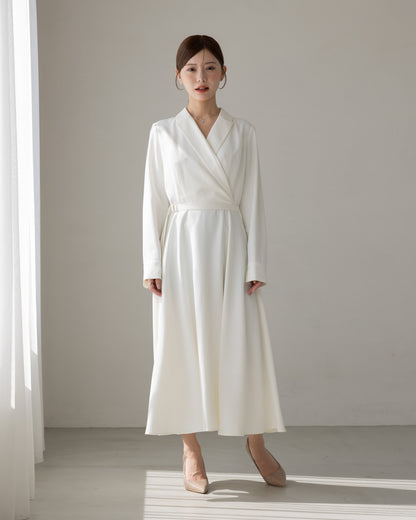 【SPECIAL10%OFF】ロングスリーブトレンチフレアワンピース