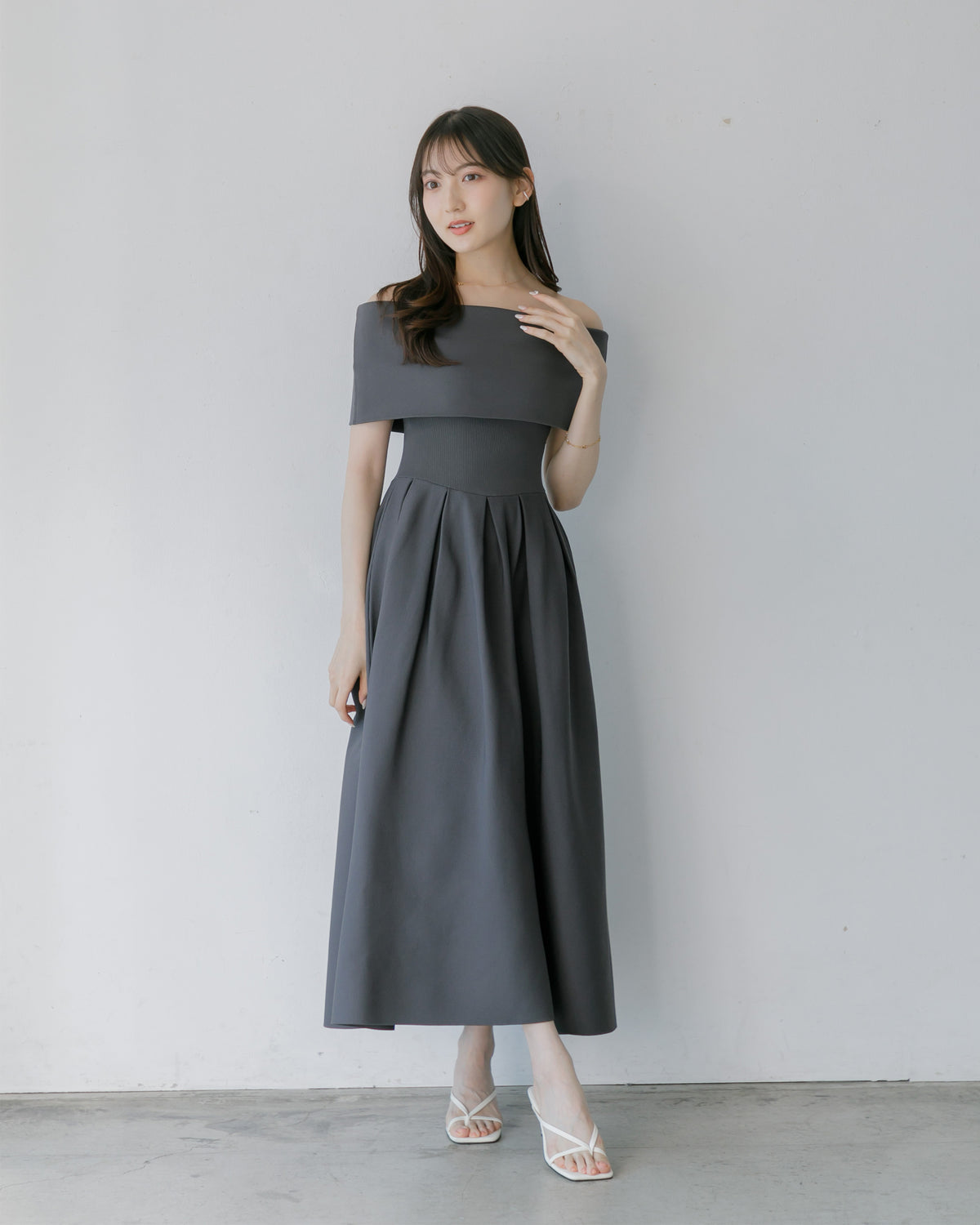 モデル身長：161cm / 骨格ウェーブ