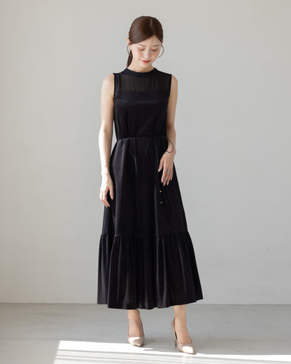 【SPECIAL10%OFF】ノーブルベロアシアーワンピース