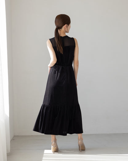 【SPECIAL10%OFF】ノーブルベロアシアーワンピース