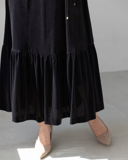 【SPECIAL10%OFF】ノーブルベロアシアーワンピース