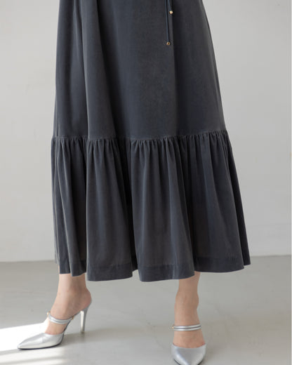 【SPECIAL10%OFF】ノーブルベロアシアーワンピース