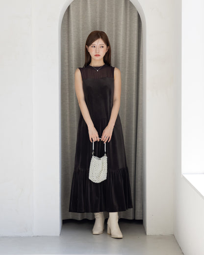 【SPECIAL10%OFF】ノーブルベロアシアーワンピース