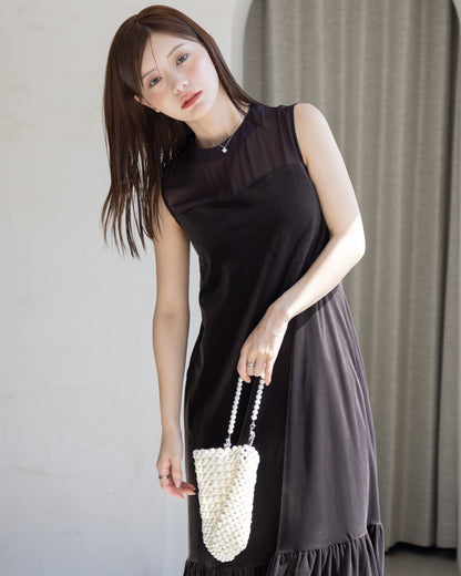 【SPECIAL10%OFF】ノーブルベロアシアーワンピース